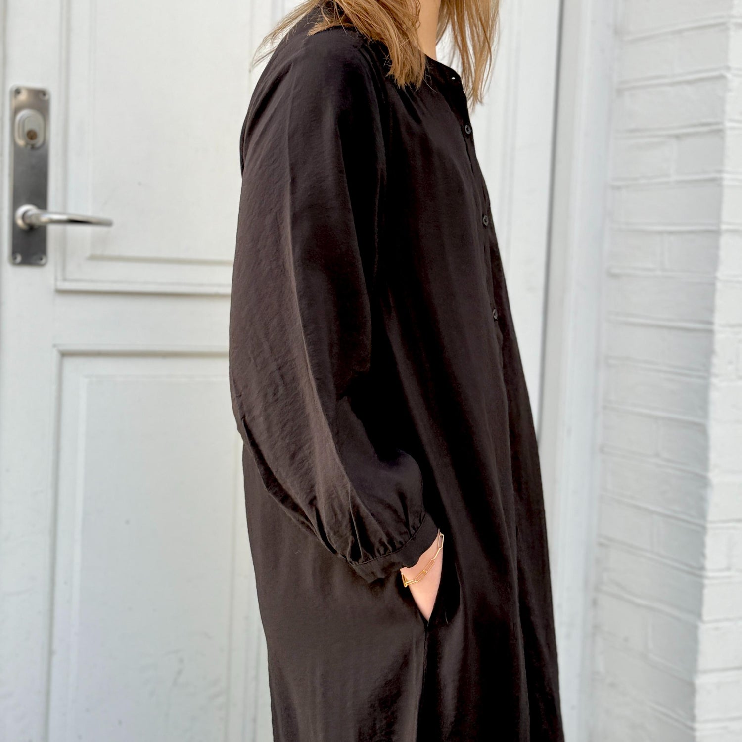 Smal Bari Kjole - Viskose - Black