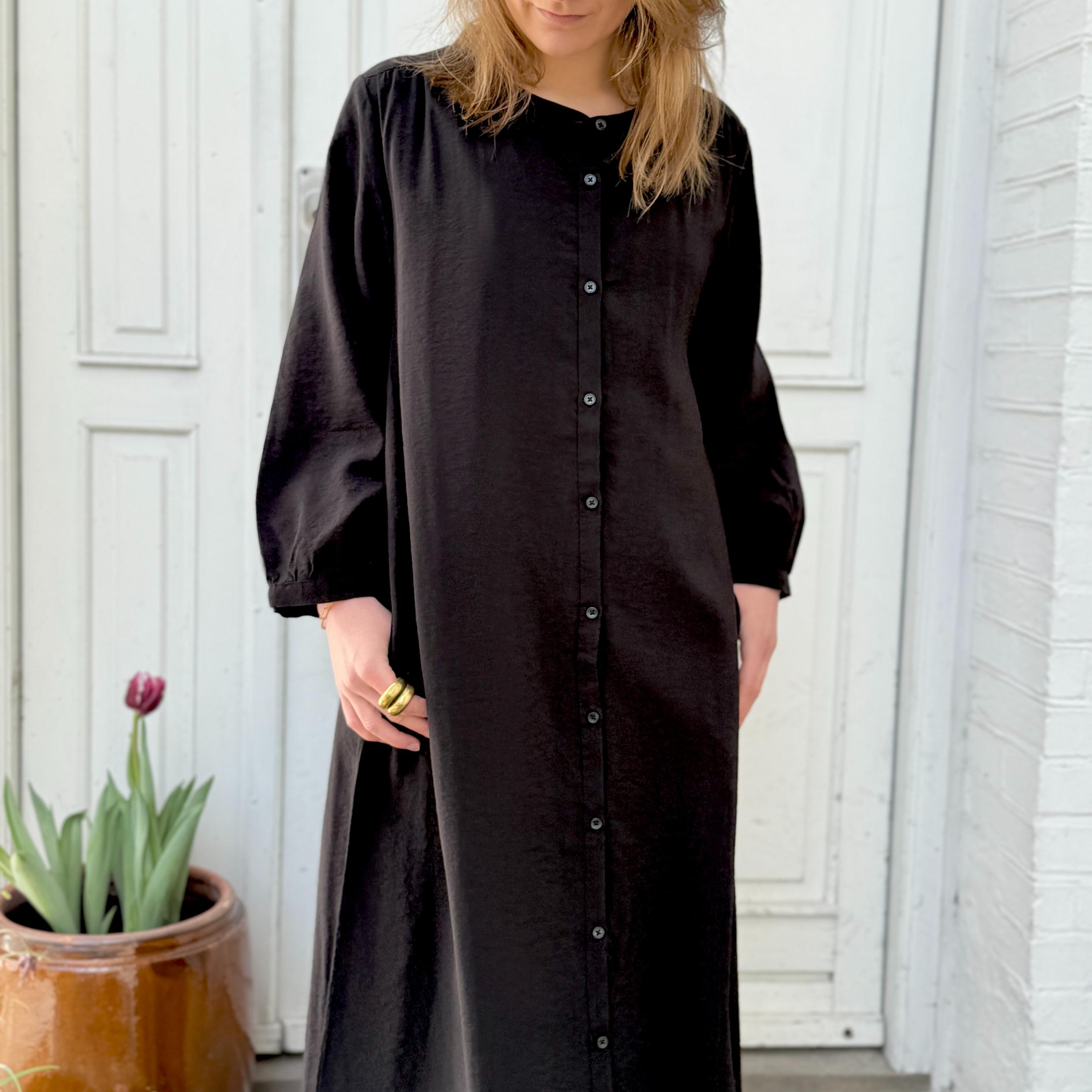 Smal Bari Kjole - Viskose - Black