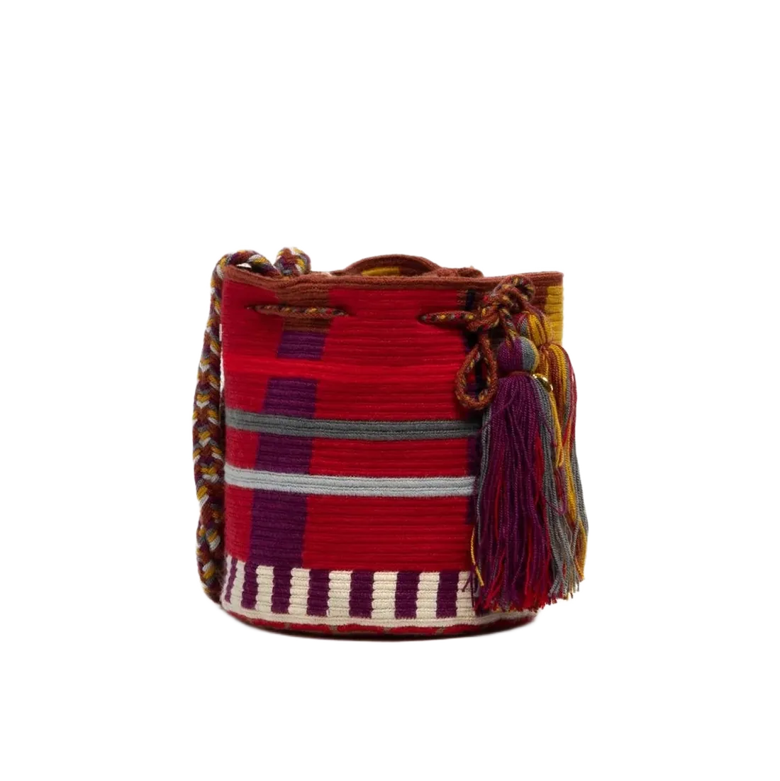 Crossbody - MILA - Moustard & Pink