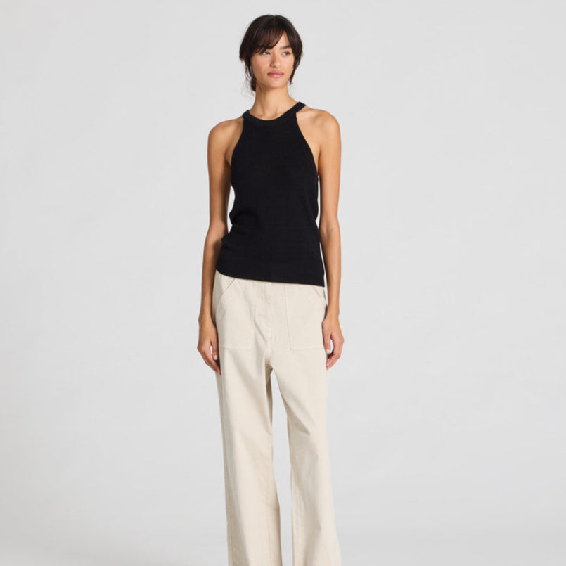 Lulu top i sort