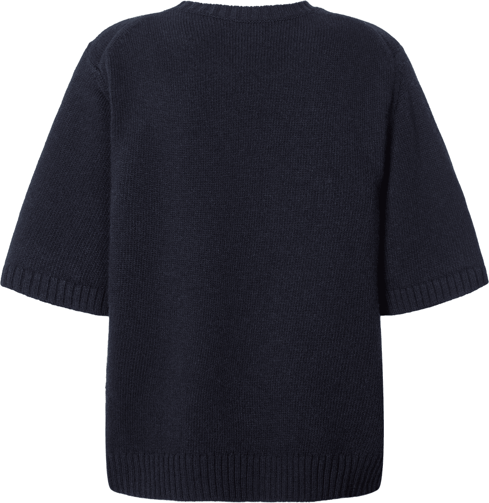 Tulle Jumper - 100% Lambswool - Midnight Blue