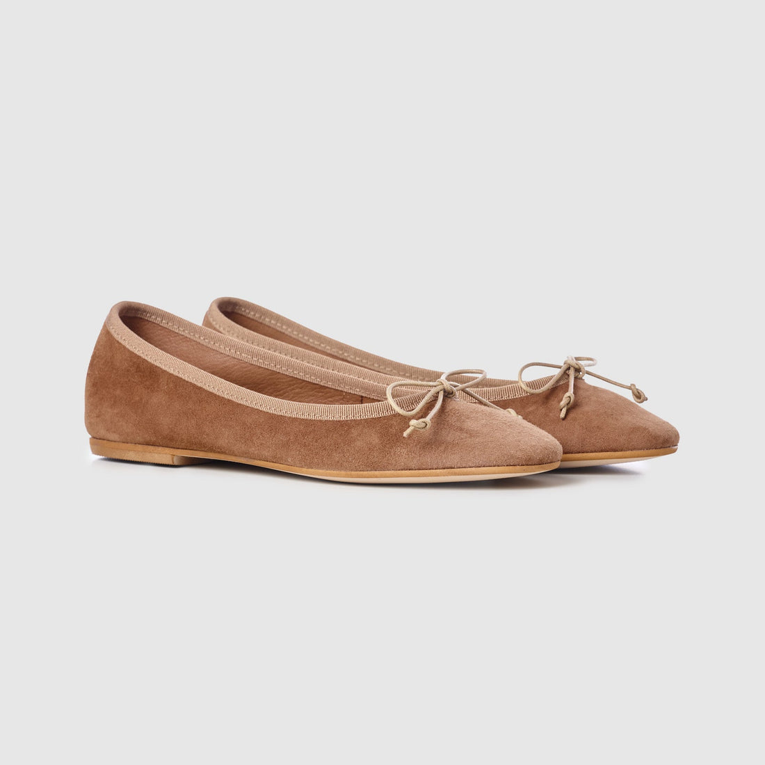 Ballerina - Nubuck Cognac