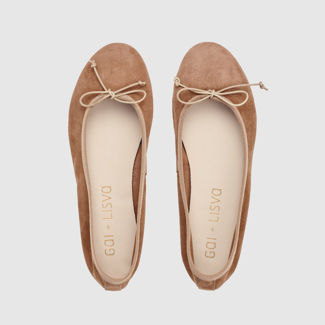 Ballerina - Nubuck Cognac