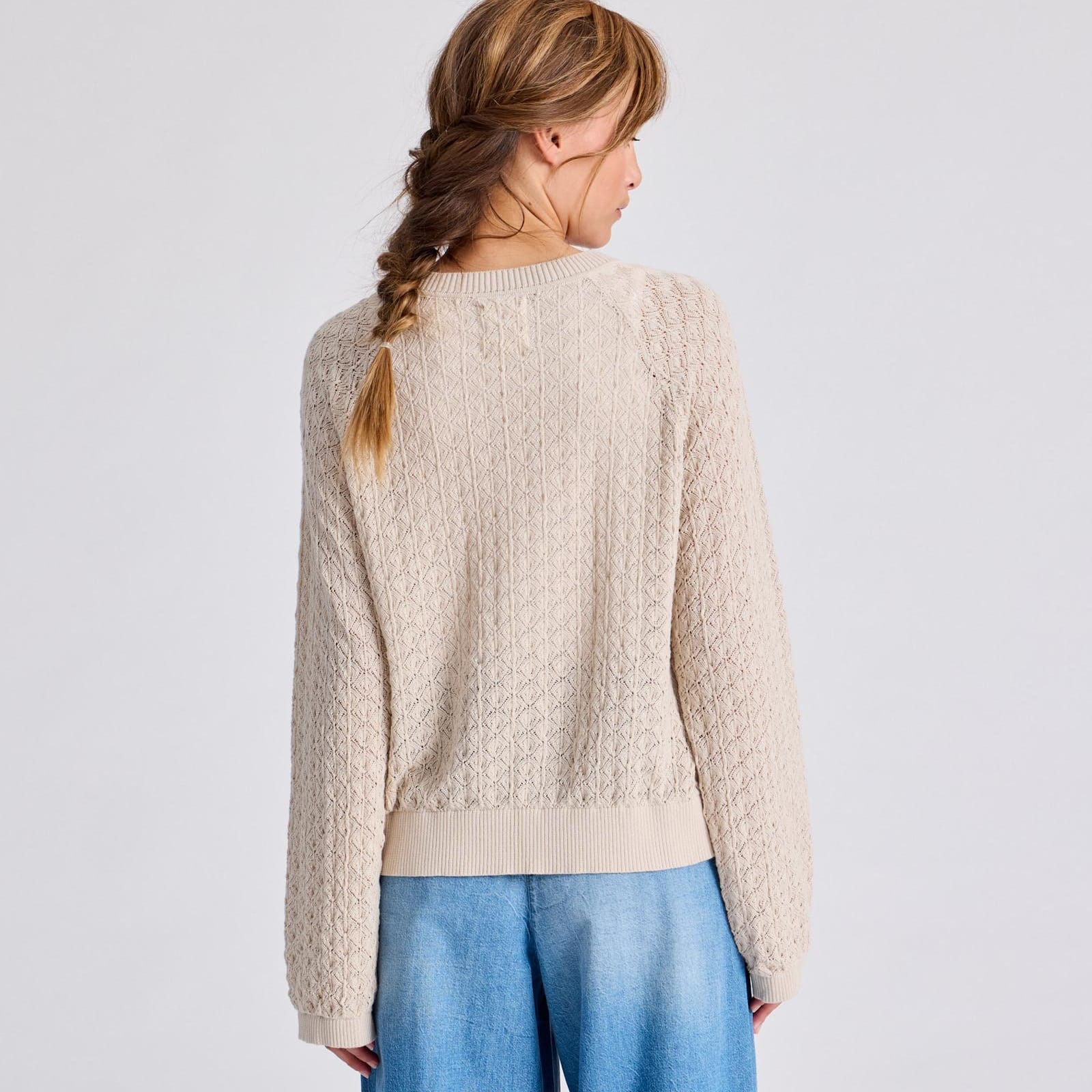 Ilse Cardigan - 100% Øko Bomuld - Ancient Grey