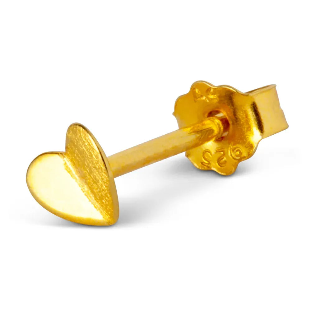 Heart Wings Ørering - Guld