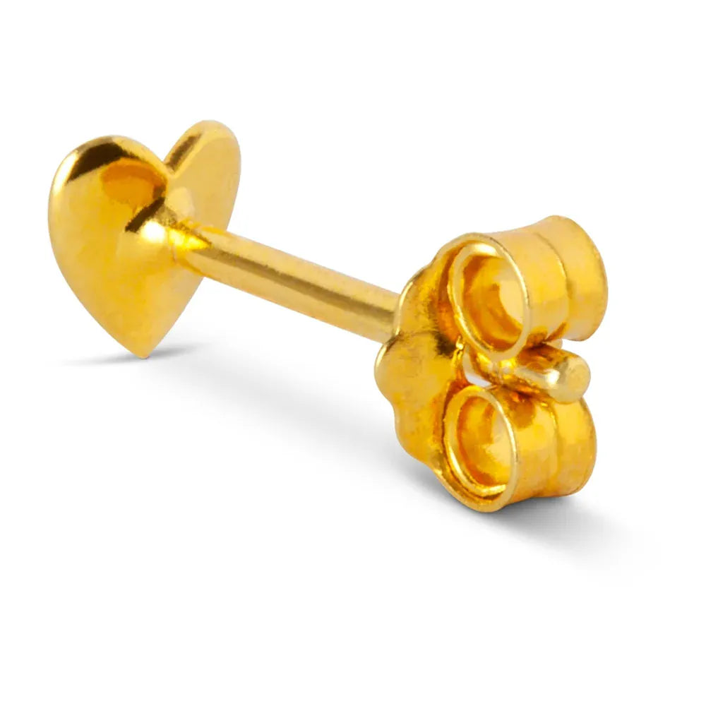 Heart Wings Ørering - Guld