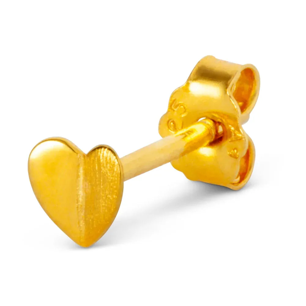 Heart Wings Ørering - Guld