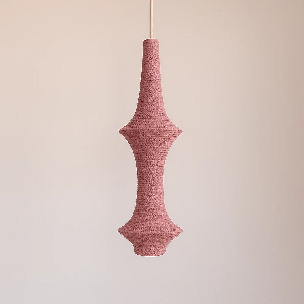 Saint III Hæklet Loftslampe - Marrakech Blush