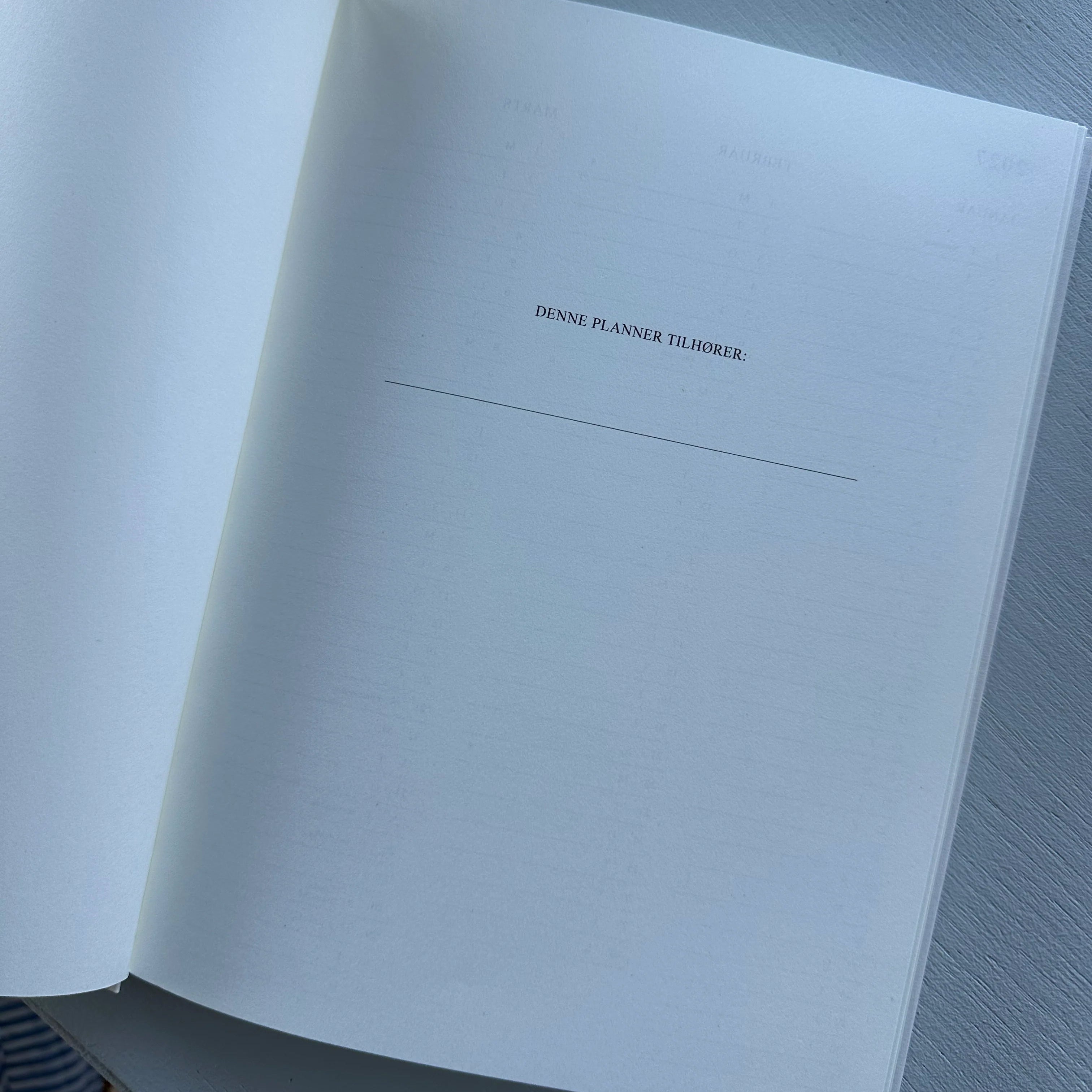 Ugekalender - Planner 2027