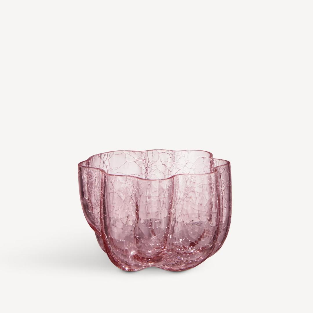 Crackle Lysestage - 57 mm - Pink