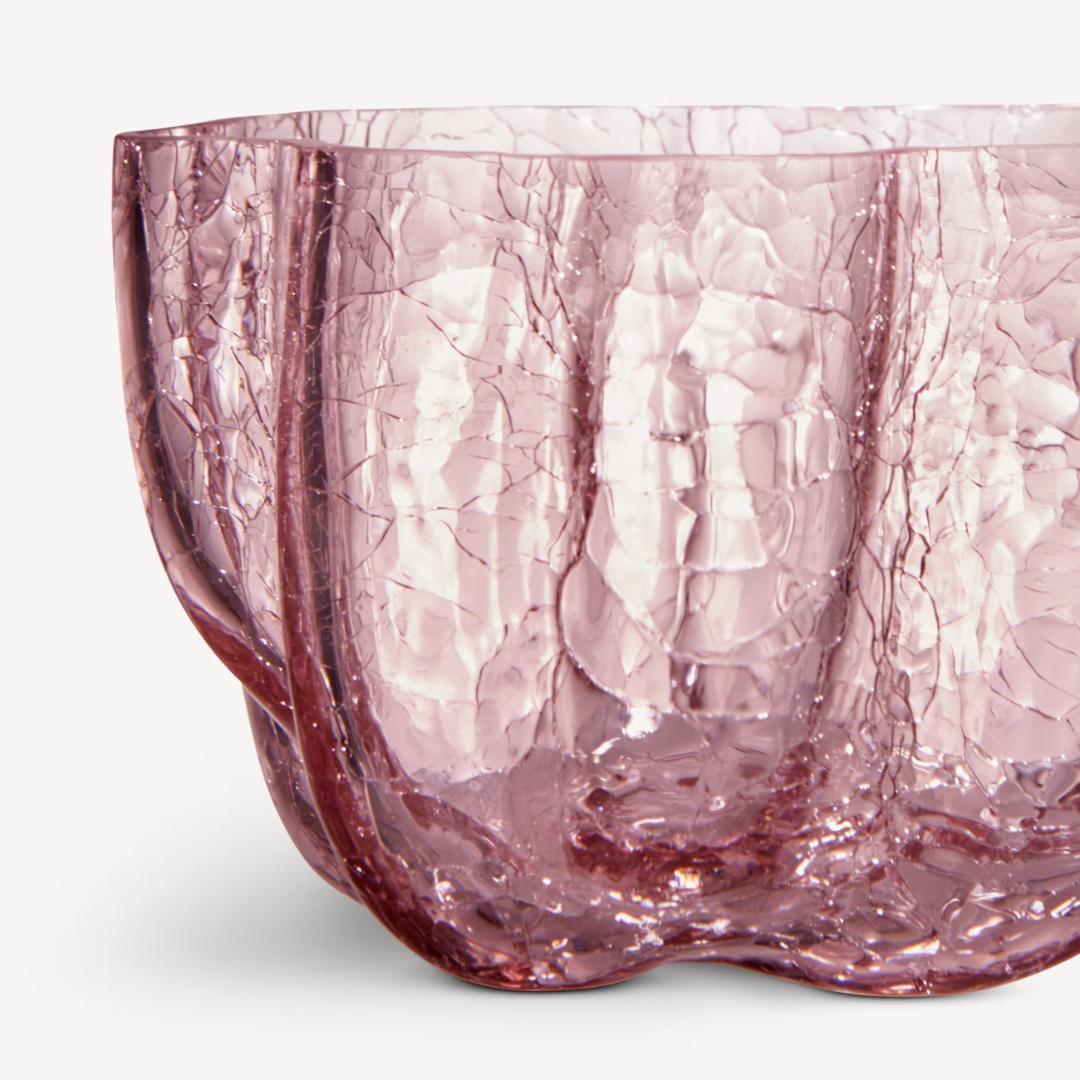 Crackle Lysestage - 57 mm - Pink