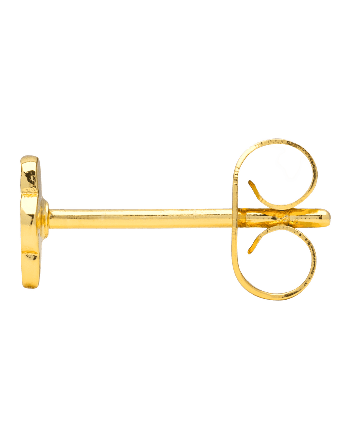 Ørestik/ørering fra LULU CPH i guld som er formet som en anemone