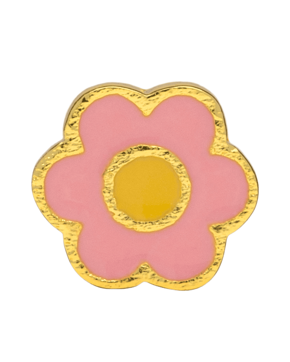 Ørestik/ørering fra LULU CPH i guld som er formet som en anemone