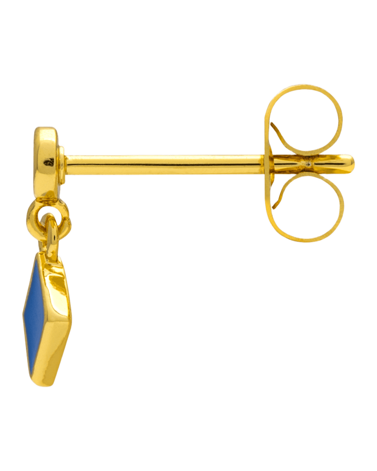 Ørering - Guld - Confetti Dangling Blue