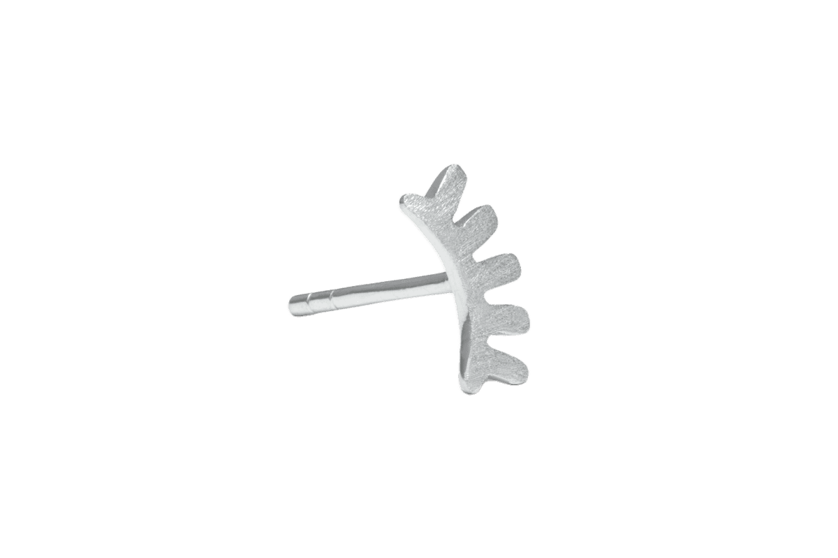 Ørestik/ørering fra LULU CPH i sølv som er formet som øjenvipper