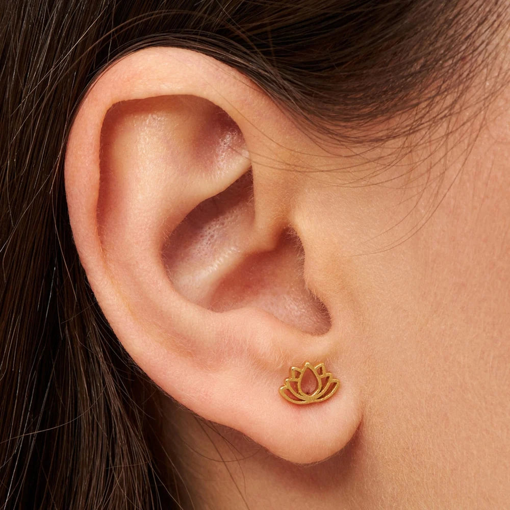 Ørering - Guld - Lotus
