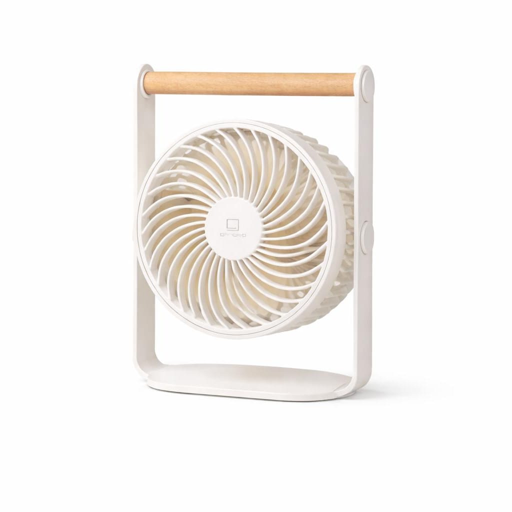 Lyra - Genopladelig Ventilator - White
