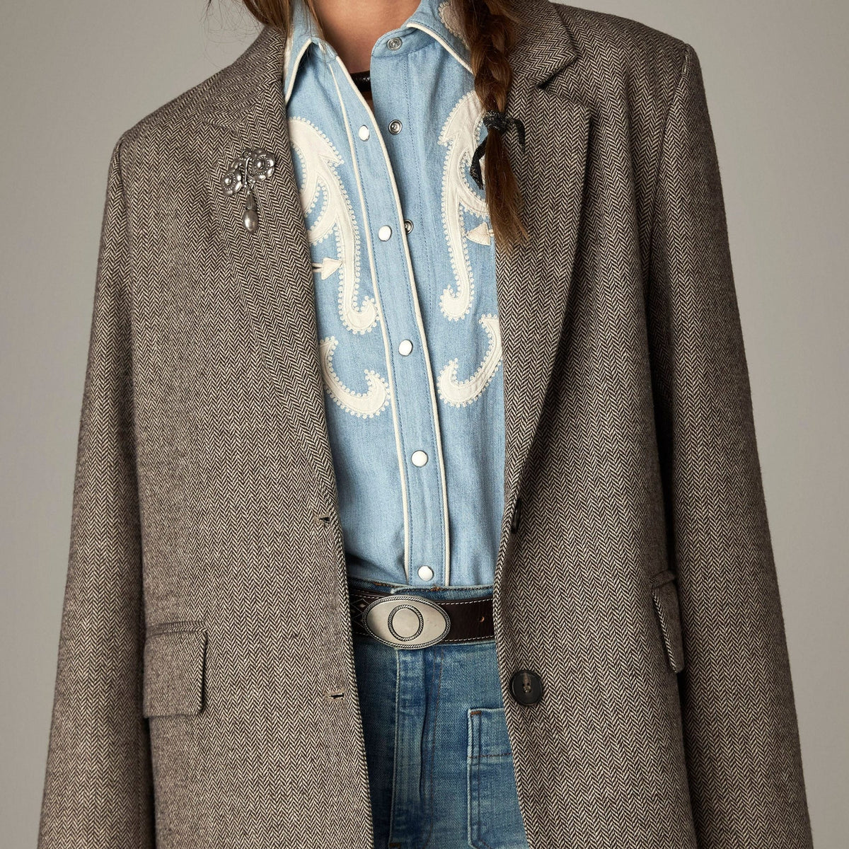 Nico Blazer Jakke - Chocolate Chaud