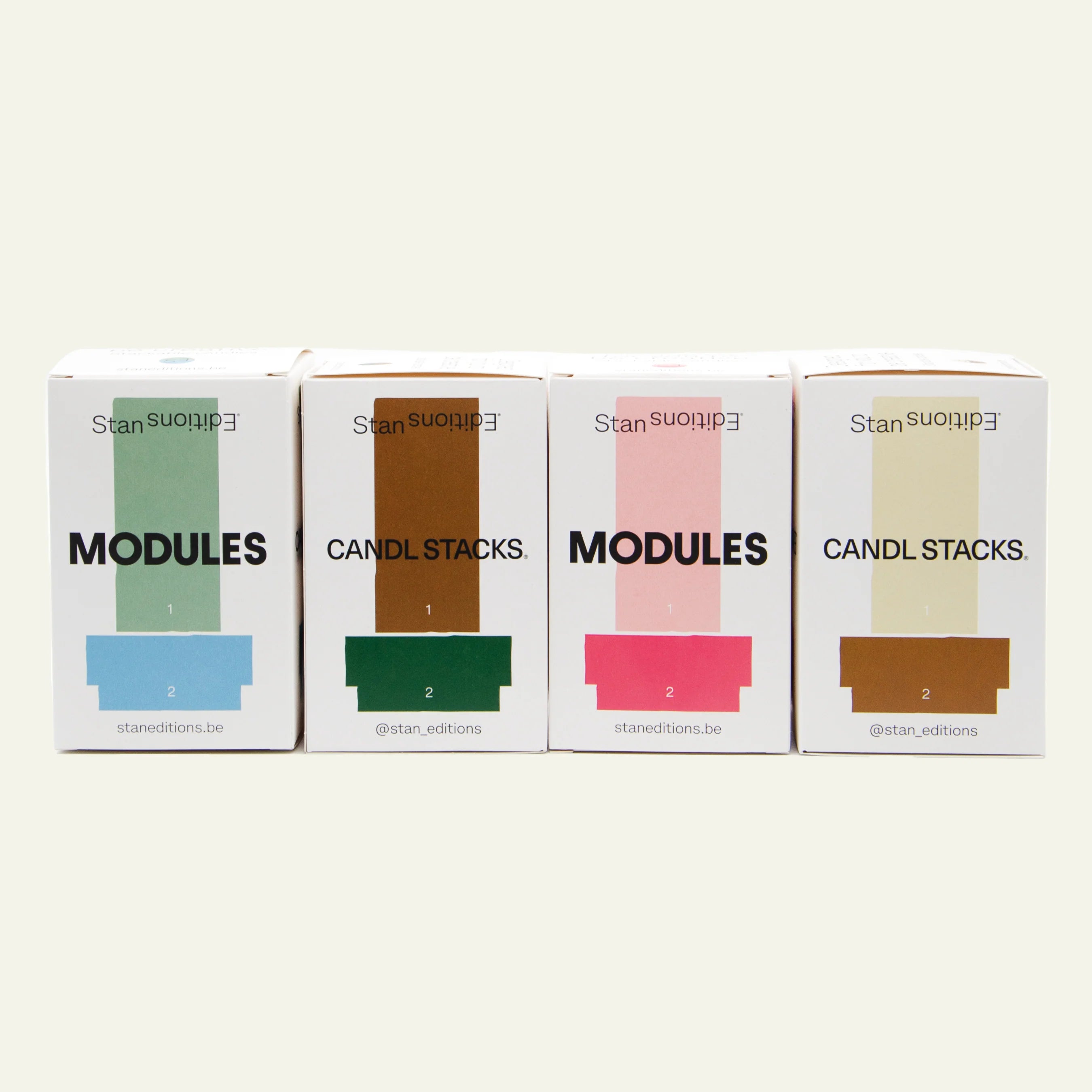 CANDL STACKS, Module 1 & 2 - Pink/Red