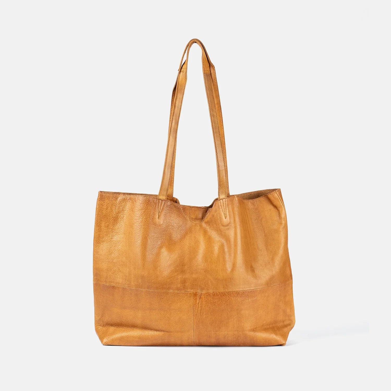 Marlo, Stor Urban Skuldertaske - Burned Tan