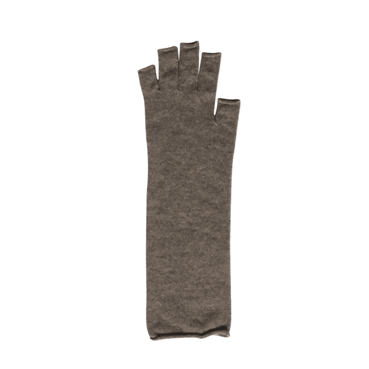 TENI Lange Fingervanter - Uld - Mocha Brown (NK0114)