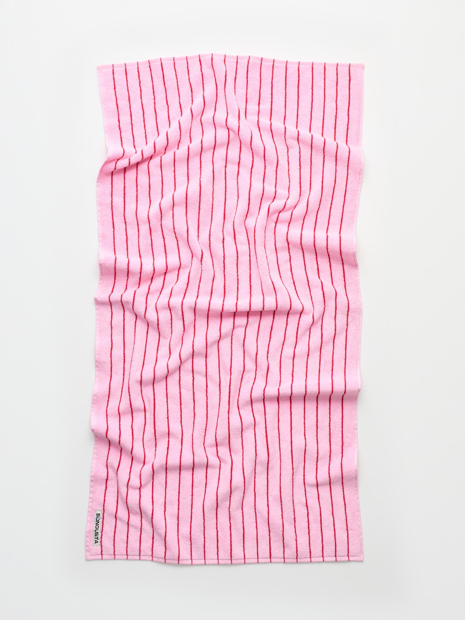 Naram Håndklæde - Baby Pink & Ski Patrol