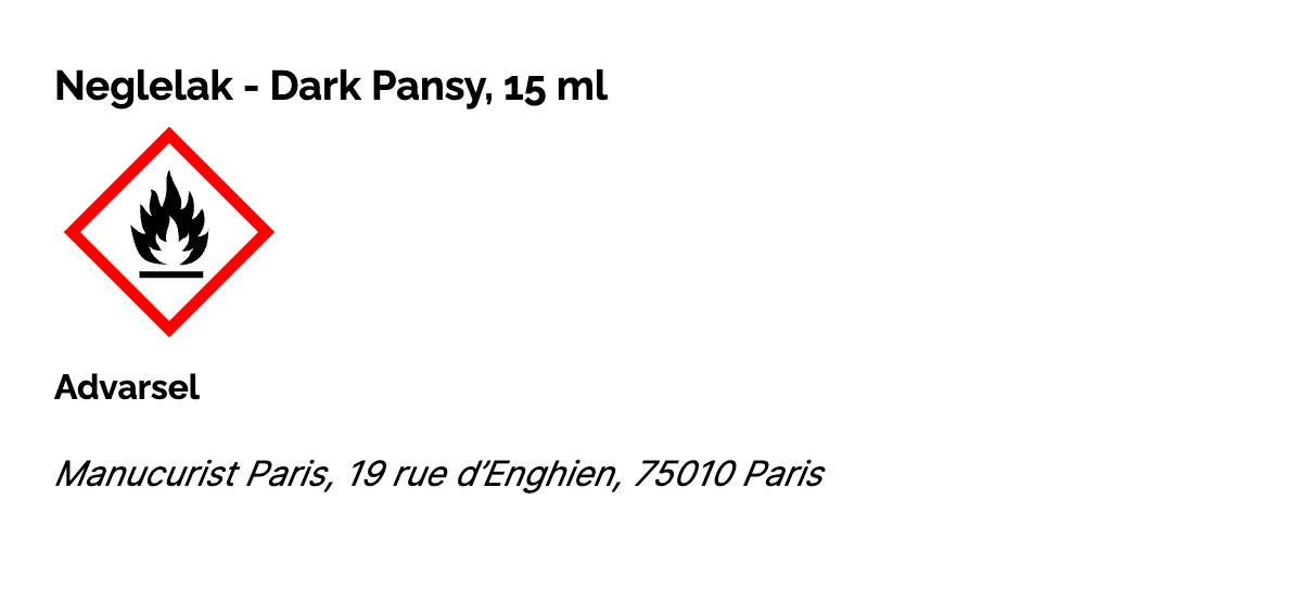 Neglelak - Dark Pansy