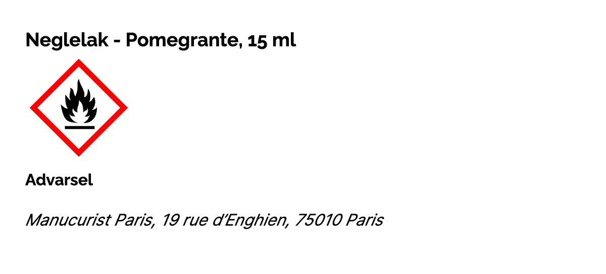 Neglelak - Pomegrante