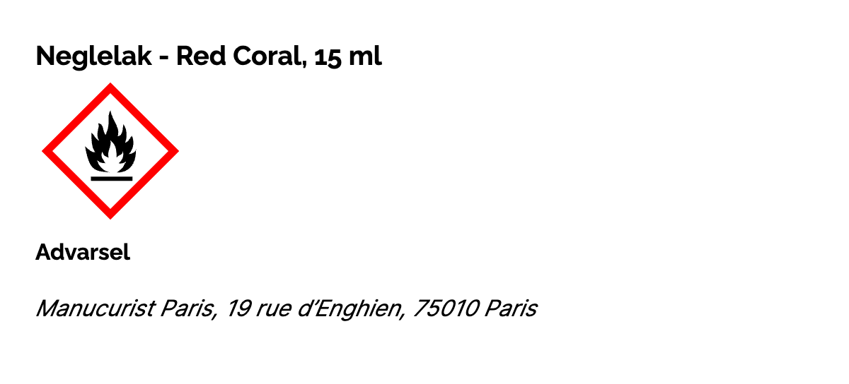 Neglelak - Red Coral