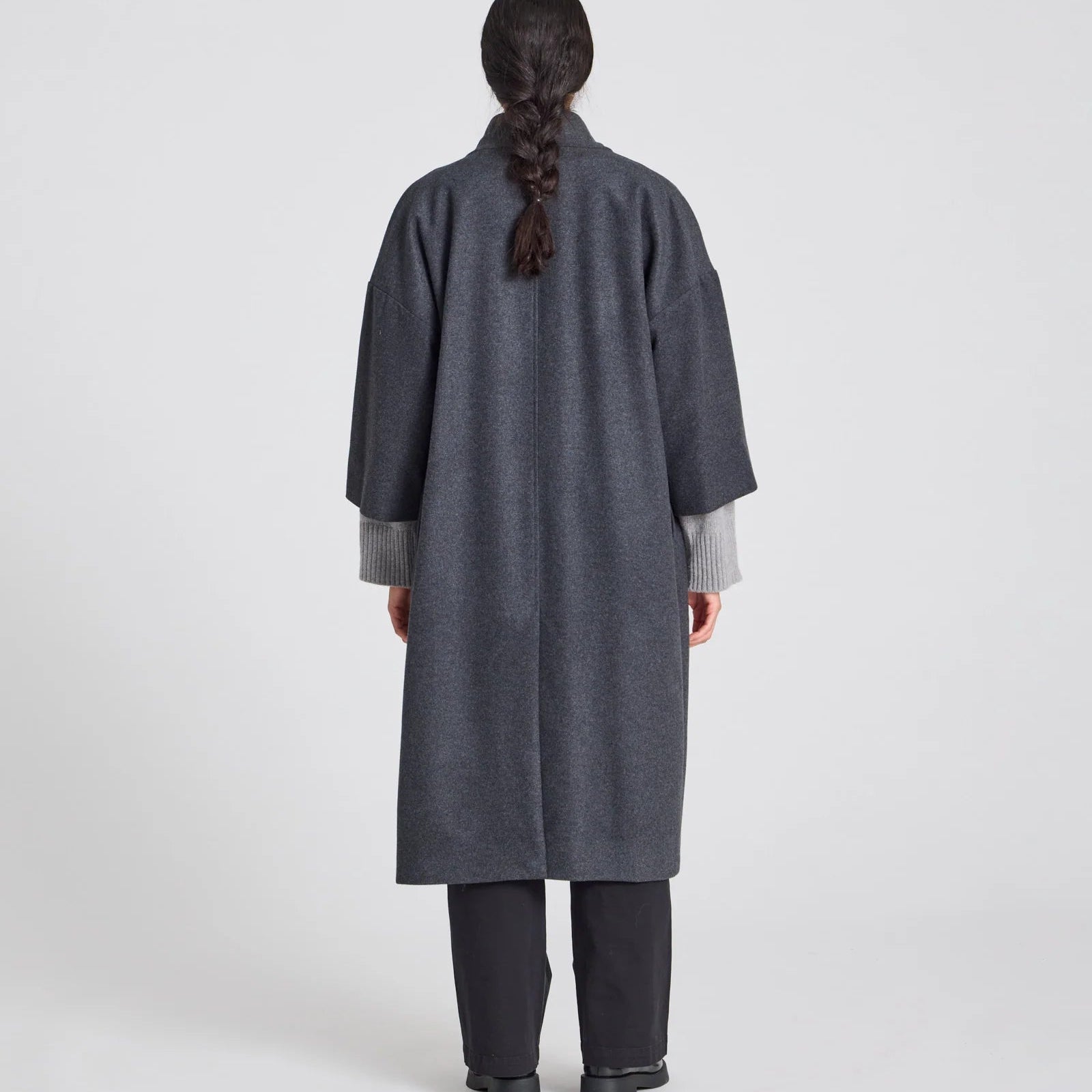 Nete Jakke - Dark Grey Melange