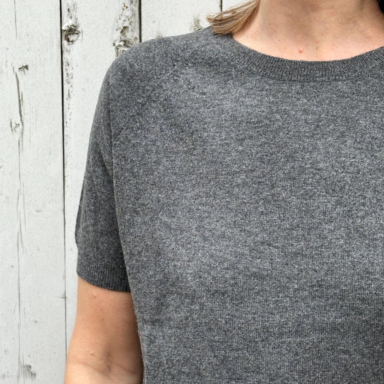 Raglan S/S Crew Neck - Slategrey