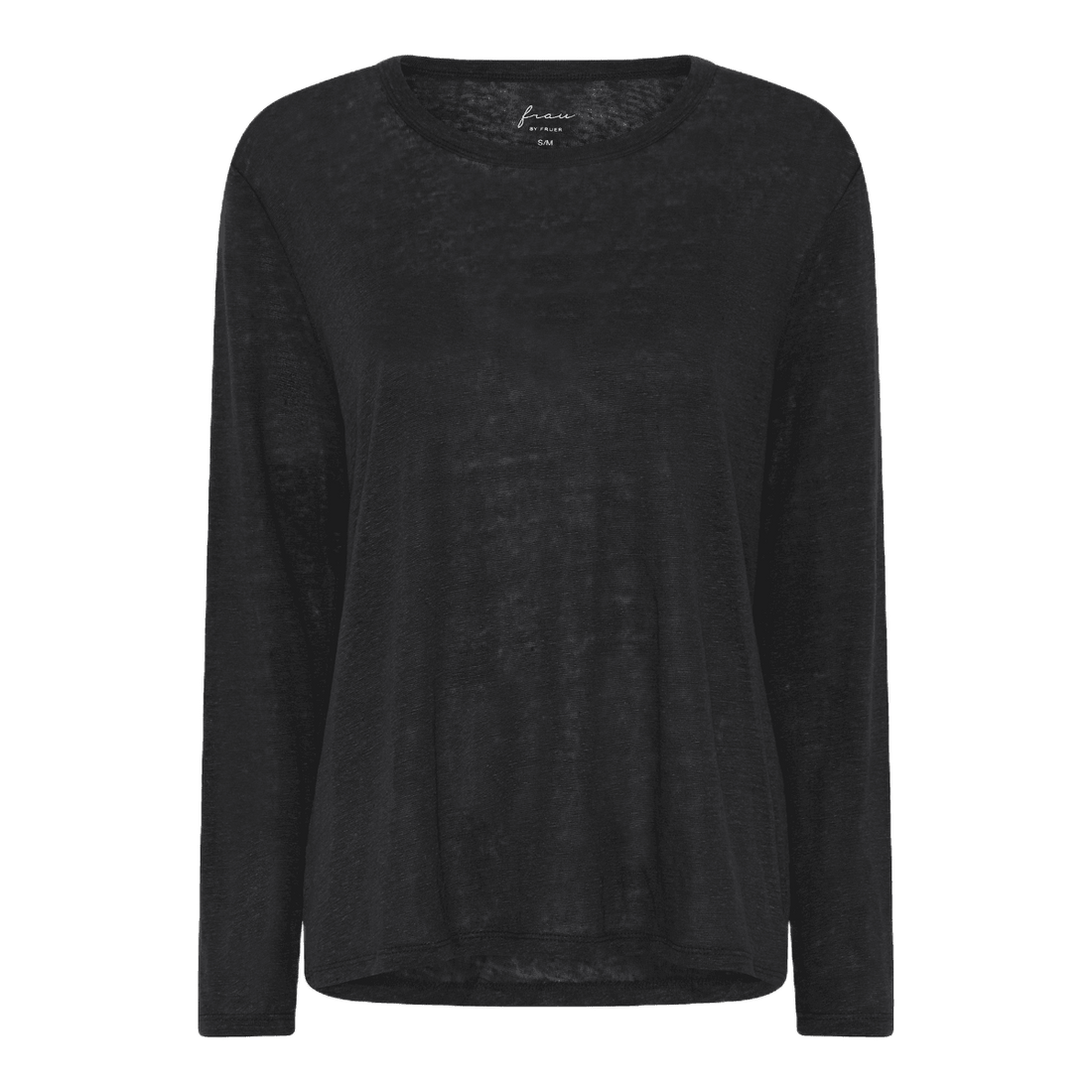 Panama blusen fra FRAU er i hørmix. Denne er i grå