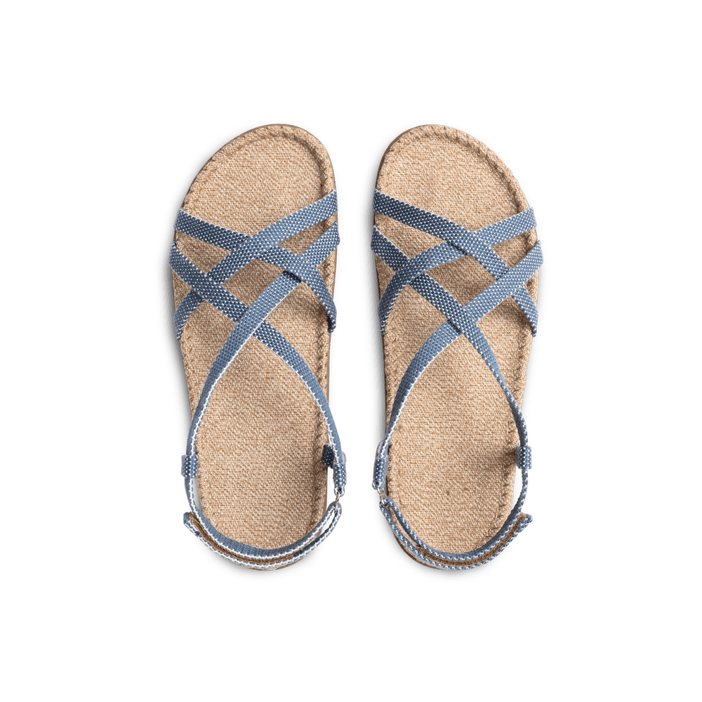 Kids sandaler fra Shangies By Stilov i en blå farve