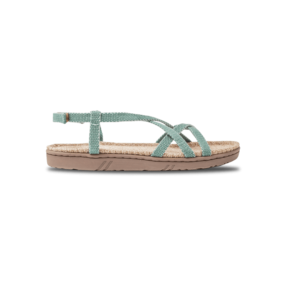 Kids sandaler fra Shangies By Stilov i en grøn farve
