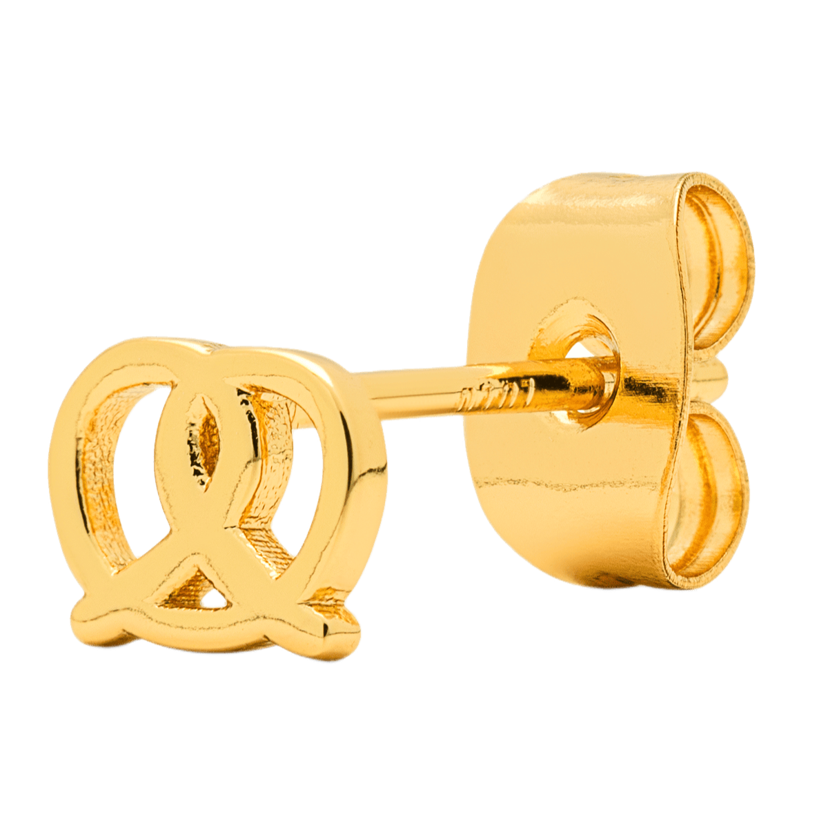 Ørering - Guld - Pretzel