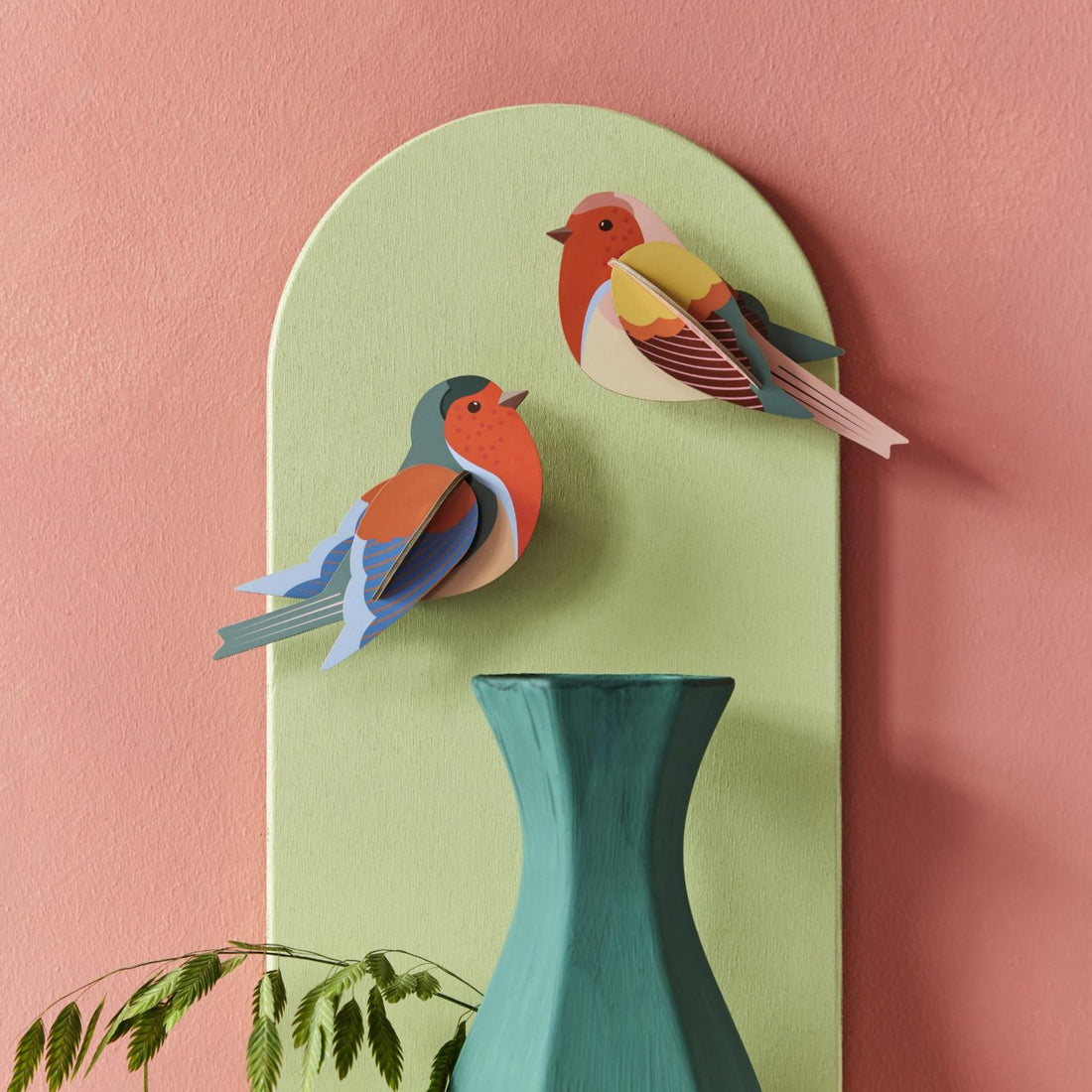 Vægdekoration - Robins