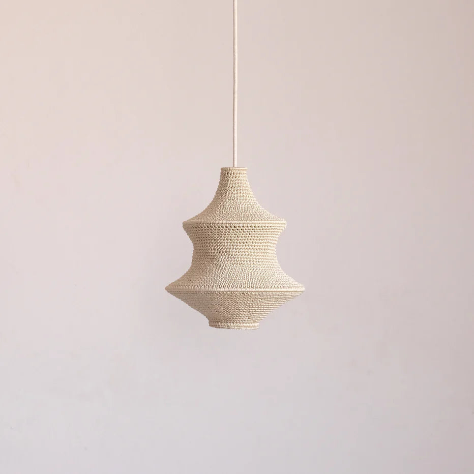 Saint I Hæklet Loftslampe - Beige