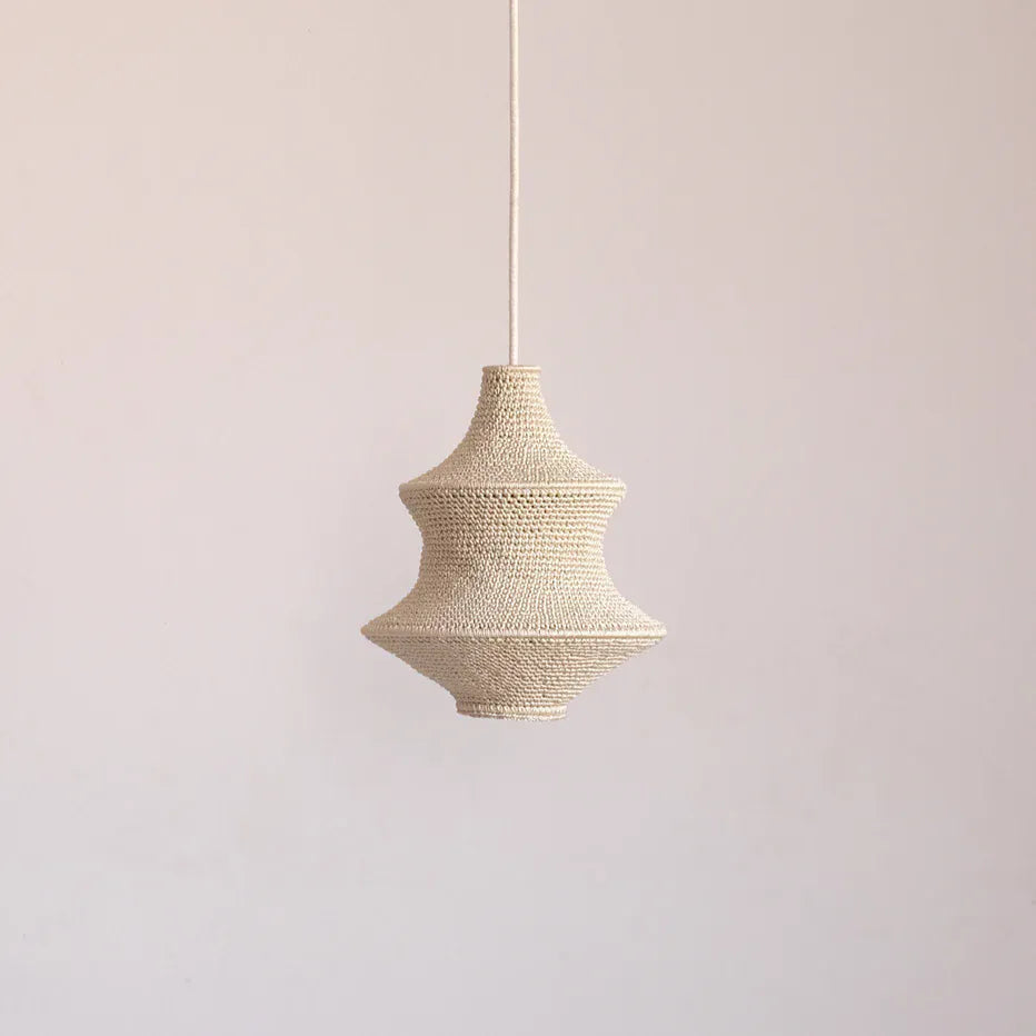 Saint I Hæklet Loftslampe - Beige