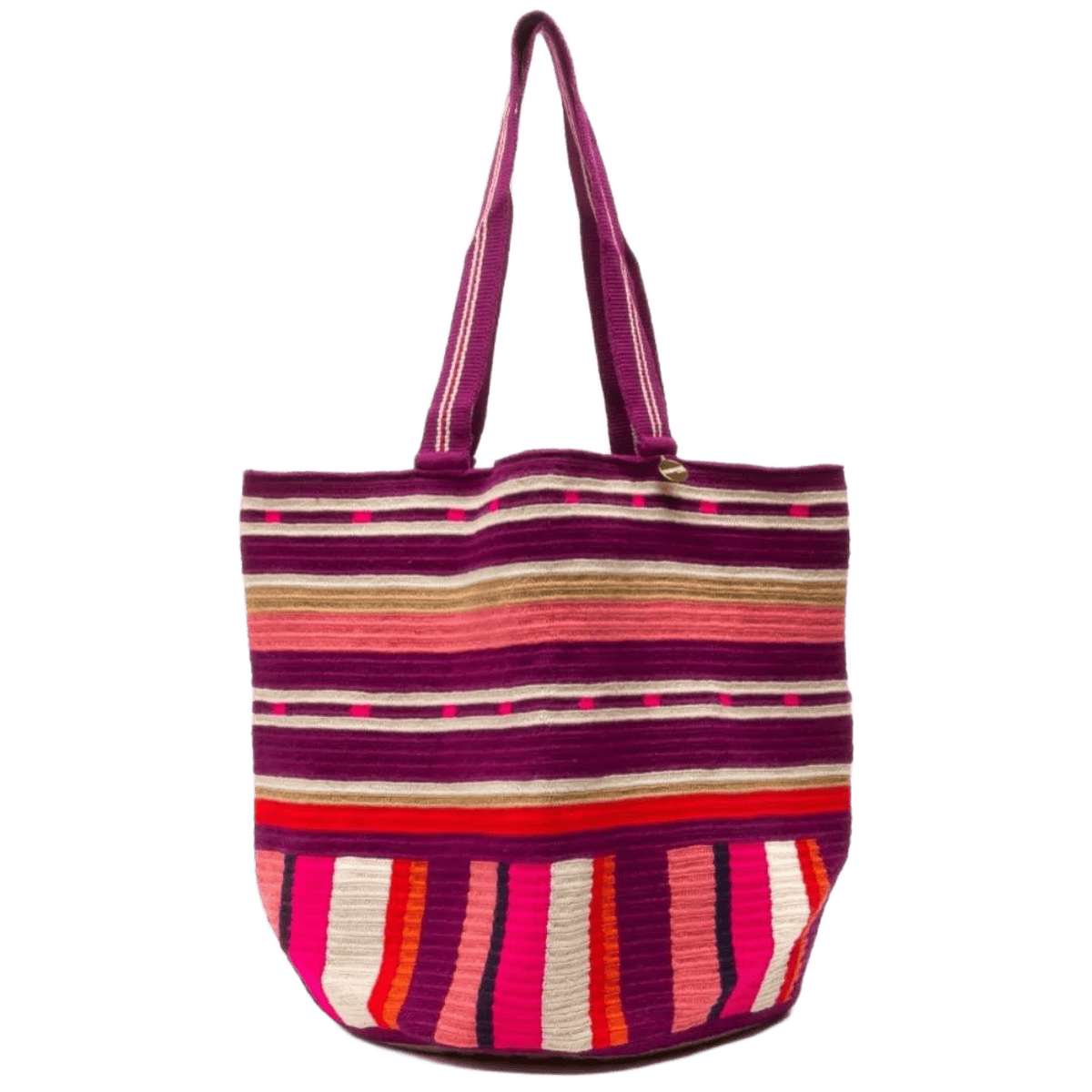 Tote Bag - SEAL - Burgundy & Pink
