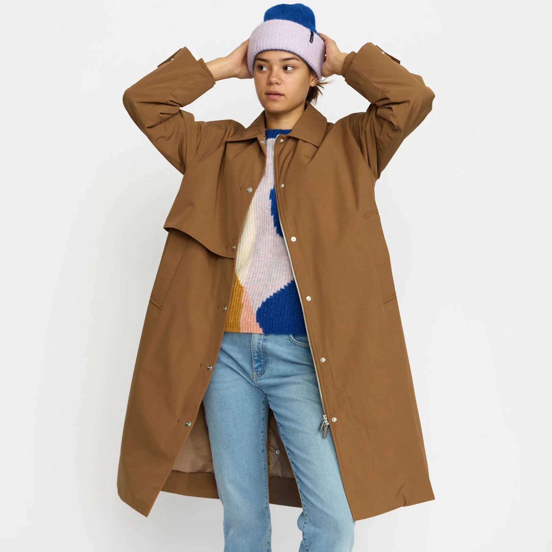 Trenchcoat Jakke - Brown