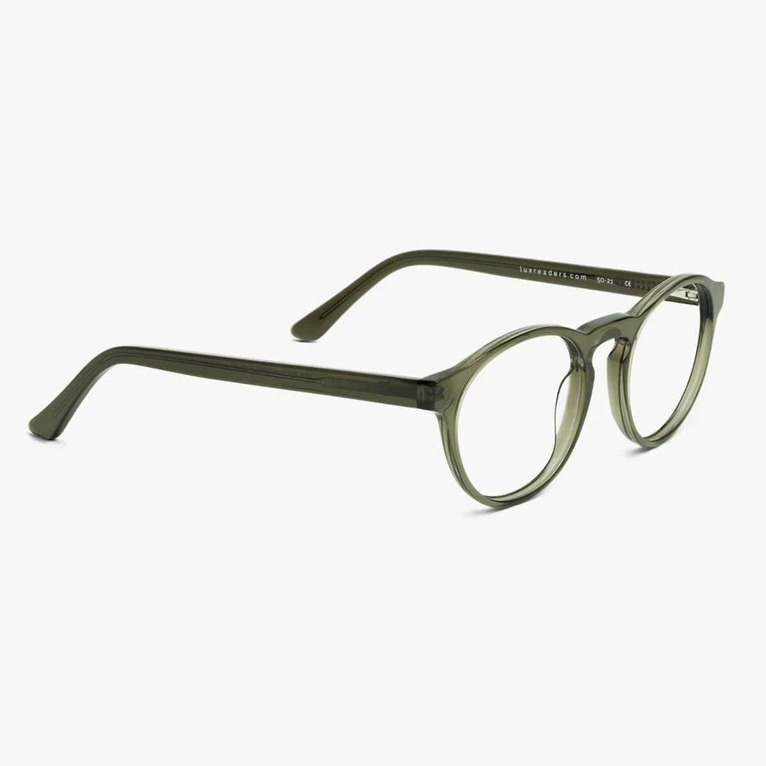 Trondheim Læsebrille - Shiny Olive