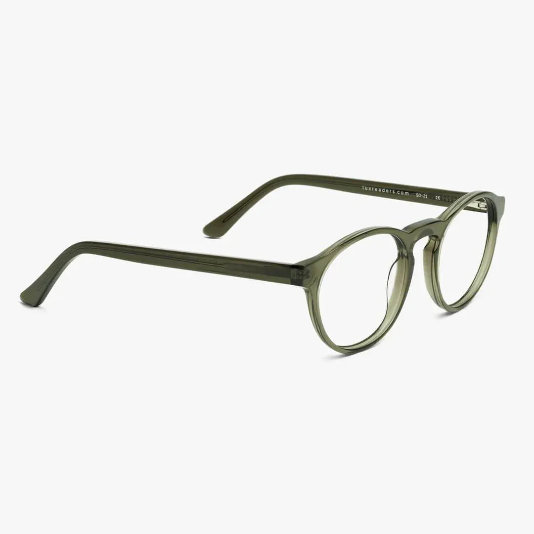 Trondheim Læsebrille - Shiny Olive