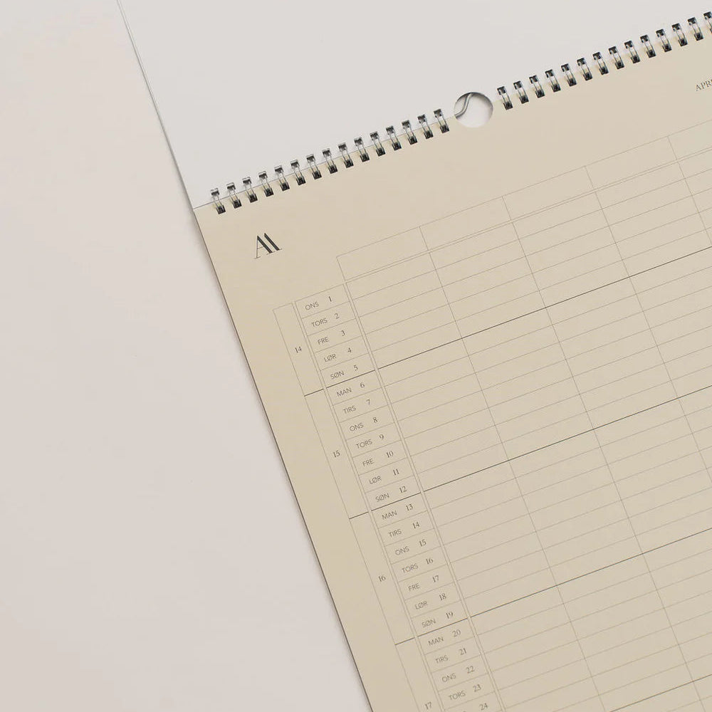 Atelier Aarhus vægkalender 2026