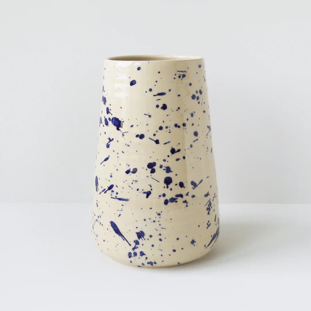 Ø-vase i farven blue splash