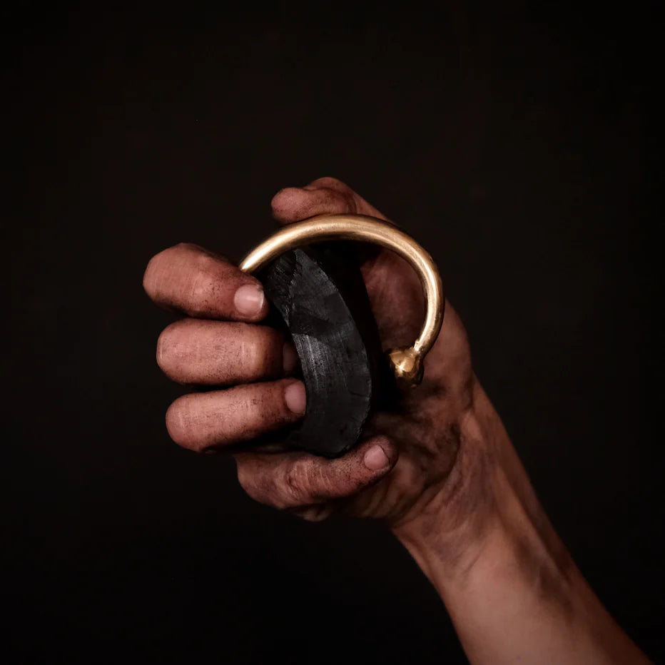 Amazigh Solid Cuff Armbånd - Messing