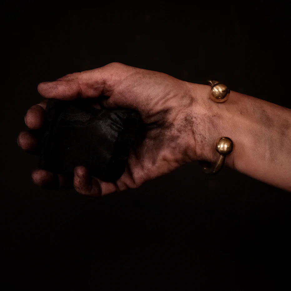 Amazigh Solid Cuff Armbånd - Messing