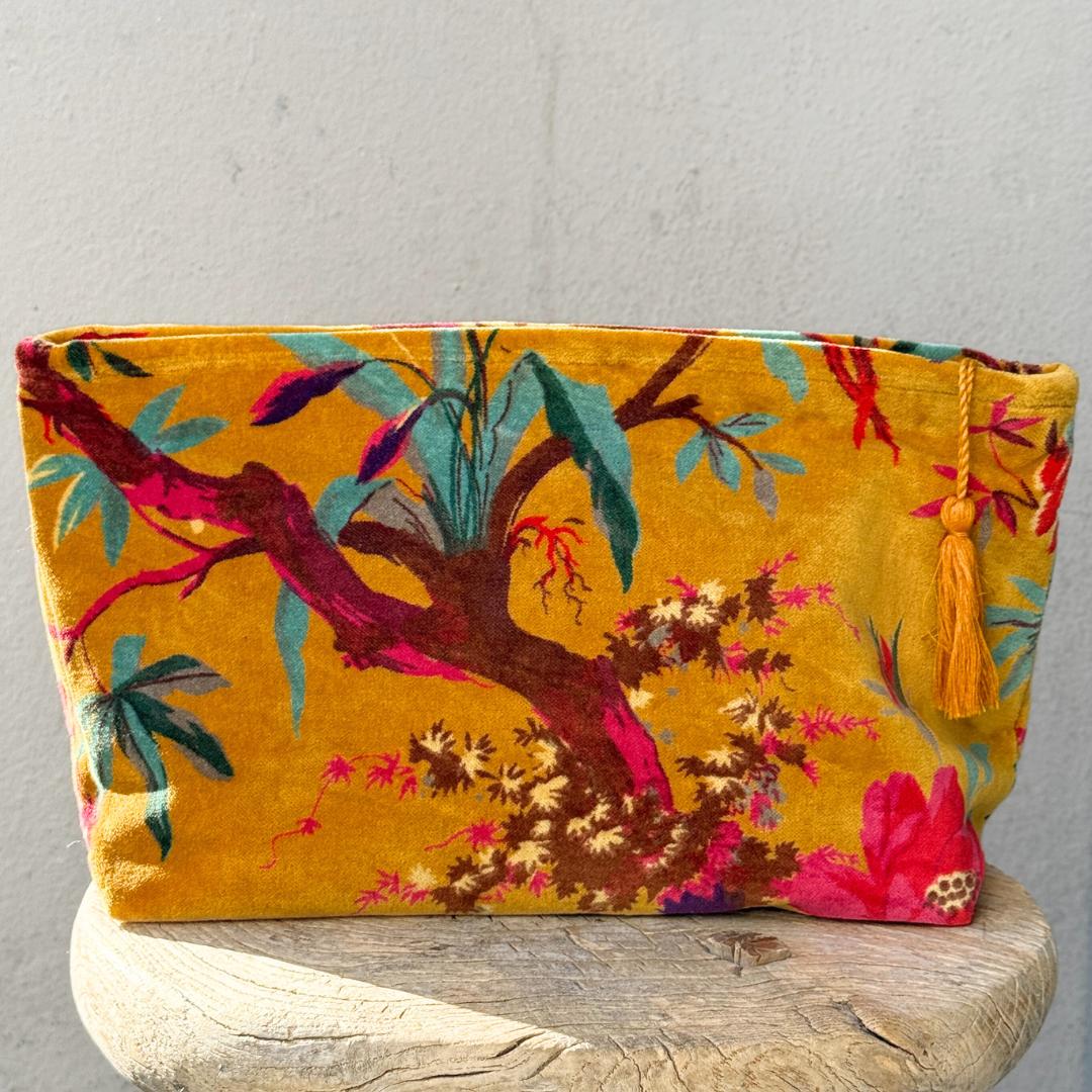 Indisk toilettaske - Gul