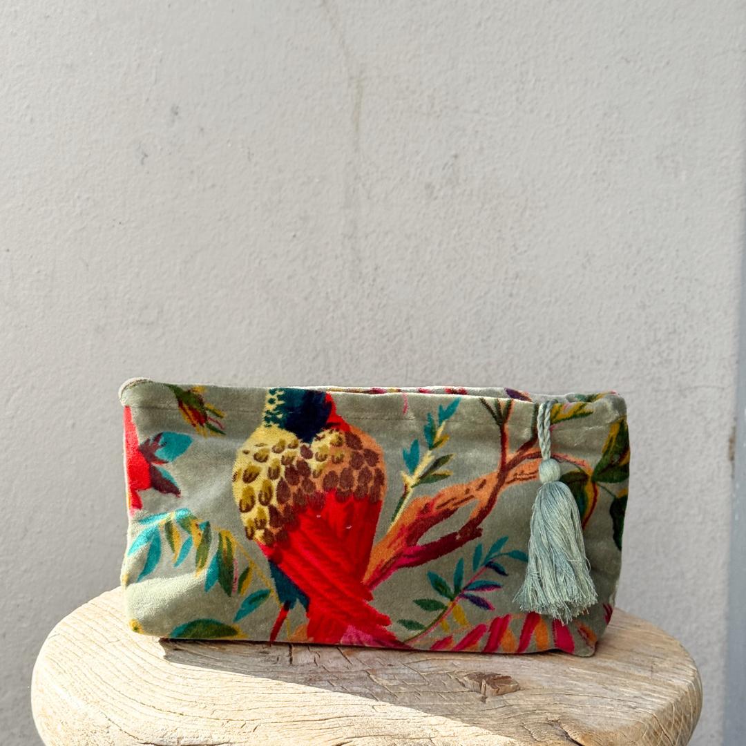 Indisk toilettaske - Lysegrøn