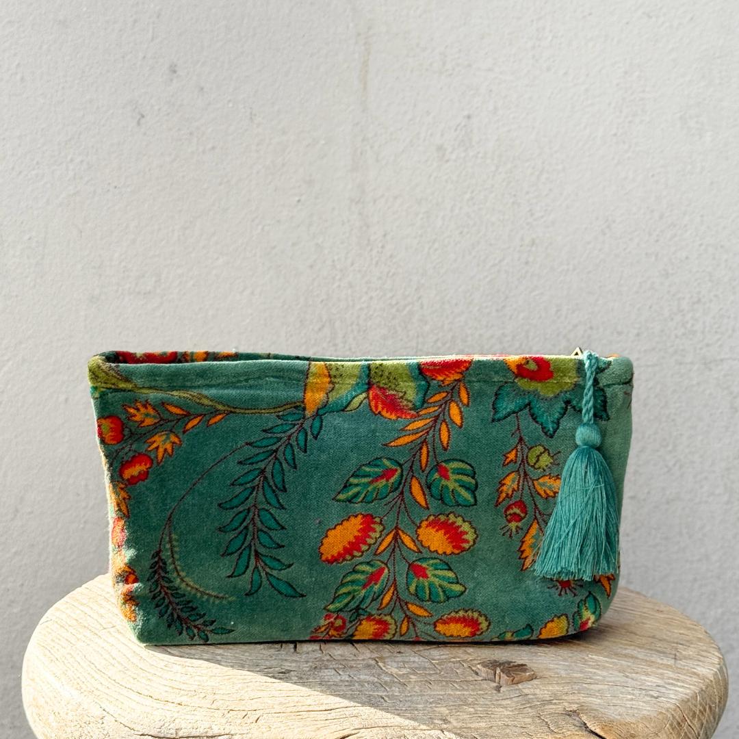 Indisk toilettaske - Mørkegrøn