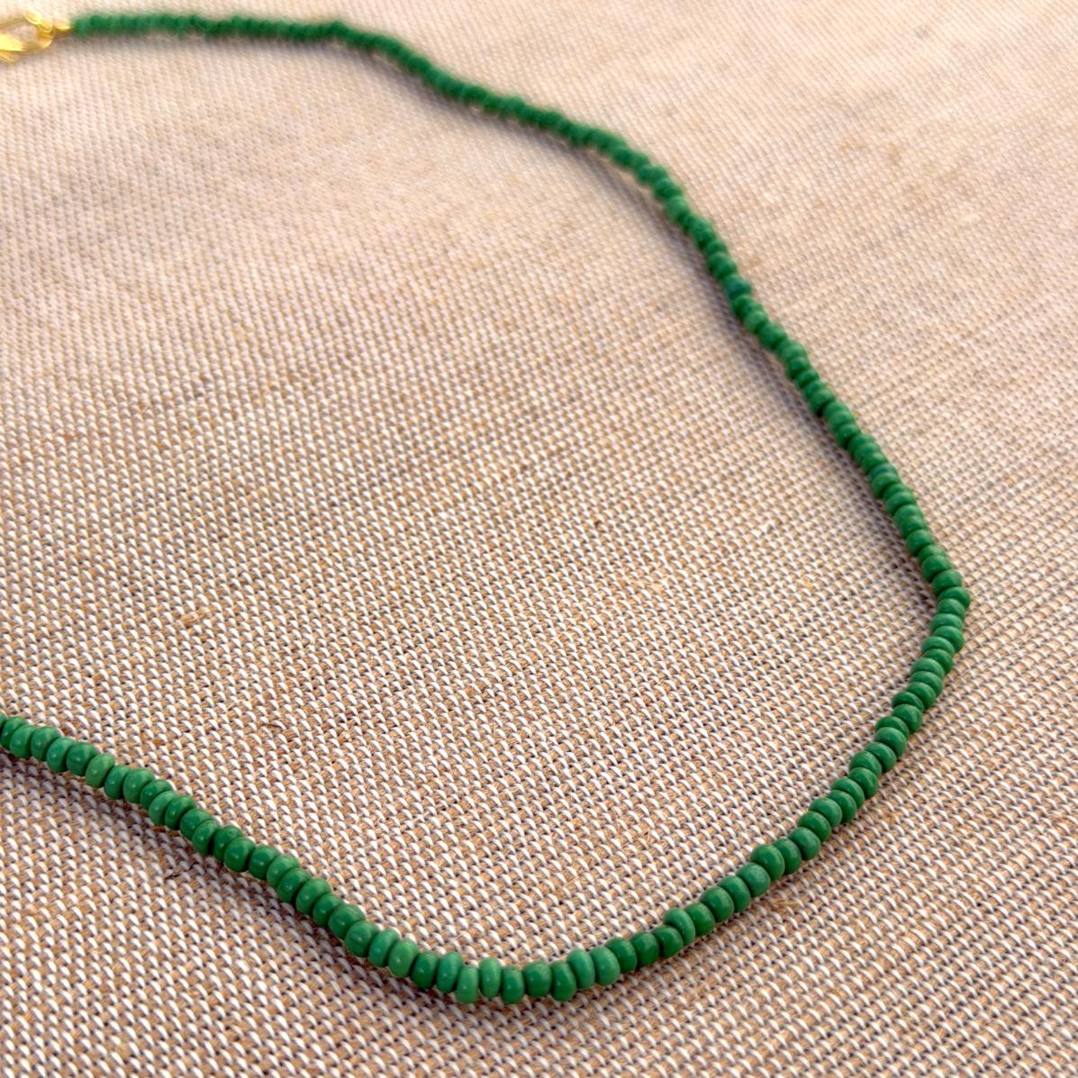 KALA Perlehalskæde - Green